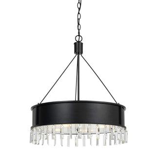 60W X 4 Roby Metal Chandelier With Cystal Drops