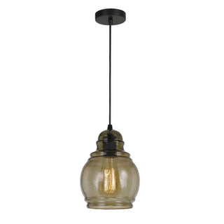 60W Teramo Rippled Glass Pendant