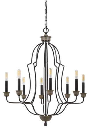 60W X 8 Lebrija Metal Chandelier (Edison Bulbs Not Included)