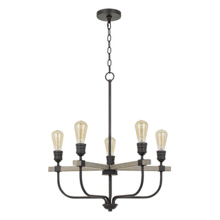 60W X 5 Sion Metal Chandelier