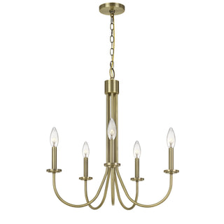 60W X 5 Spiez Metal Chandelier