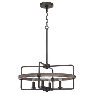 60W X 4 Rawlins Metal Chandelier