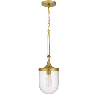 60W Ithaca Bubbled Glass Pendant Fixture