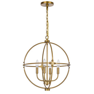 60W x 4 Sheffield metal chandelier