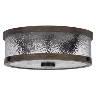 Mateo Metal and Glass Semi Flush Mount Fixture