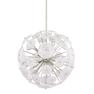 TAMARA Chandelier in POLISHED NICKEL Finish