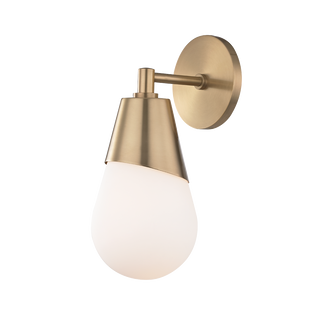 Cora Wall Sconce in Aged Brass Finish