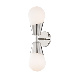 Cora Wall Sconce in Polished Nickel Finish