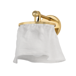 JALISSA Wall Sconce in AGED BRASS Finish