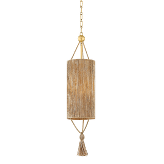 REYN Pendant in AGED BRASS Finish