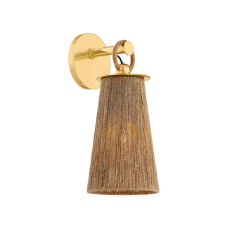 LAUZ Wall Sconce in AGED BRASS Finish