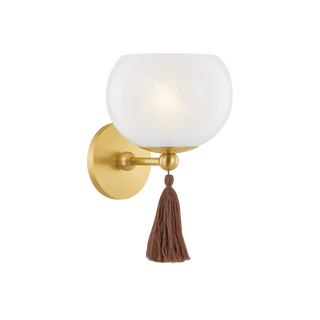 NIYA Wall Sconce in AGED BRASS Finish
