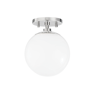 Stella Semi Flush in Polished Nickel Finish