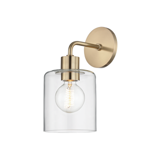 Neko Wall Sconce in Aged Brass Finish