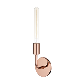 Ava Wall Sconce in Polished Copper Finish
