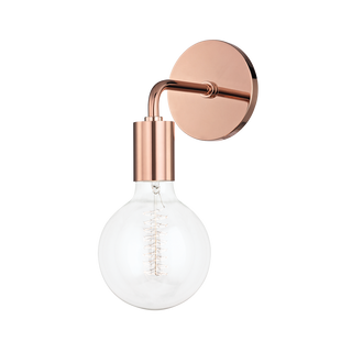 Ava Wall Sconce in Polished Copper Finish