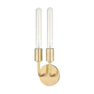 Ava Wall Sconce in Aged Brass Finish