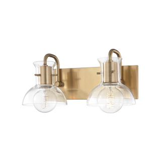 Riley Bath and Vanity in Aged Brass Finish