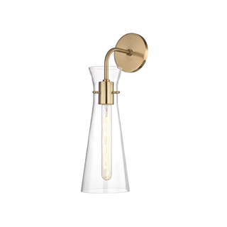 Anya Wall Sconce in Aged Brass Finish
