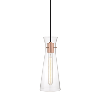 Anya Pendant in Polished Copper Finish