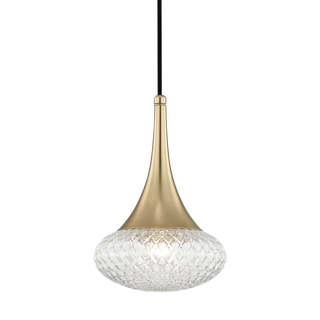 Bella Pendant in Aged Brass Finish