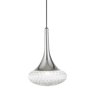 Bella Pendant in Polished Nickel Finish