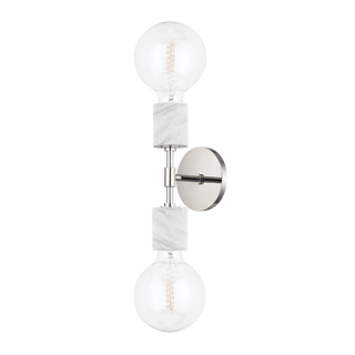 Asime Wall Sconce in Polished Nickel Finish