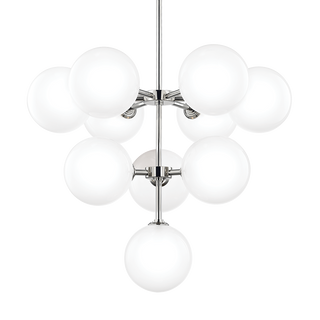 Ashleigh Chandelier in Polished Nickel Finish