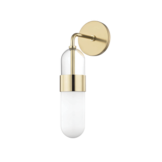 Emilia Wall Sconce in Polished Brass Finish