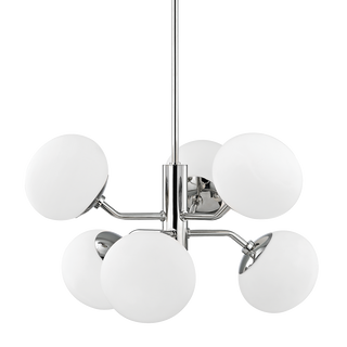 Estee Chandelier Polished Nickel