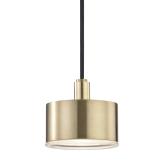 Nora Pendant in Aged Brass Finish