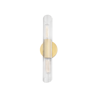 Cecily Wall Sconce in Aged Brass Finish