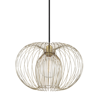 Jasmine Pendant in Polished Brass Finish