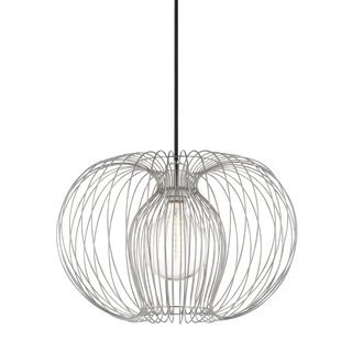 Jasmine Pendant in Polished Nickel Finish