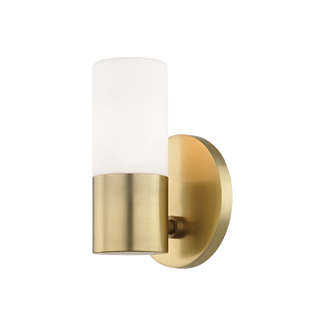 Lola Wall Sconce in Aged Brass Finish