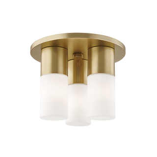 Lola Flush Mount Aged Brass