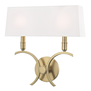 Gwen Wall Sconce in Aged Brass Finish