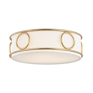 Jade Flush Mount in Gold Leaf Finish