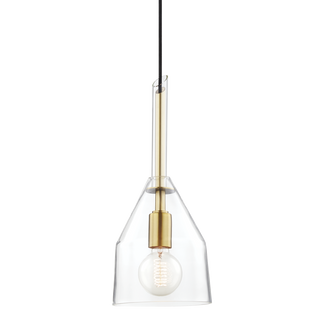 Sloan Pendant Aged Brass