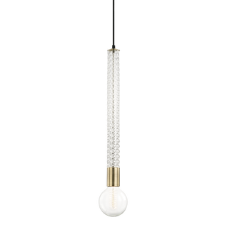 Pippin Pendant in Aged Brass Finish