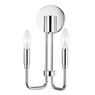 Brigitte Wall Sconce Polished Nickel