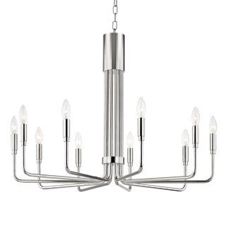 Brigitte Chandelier in Polished Nickel Finish