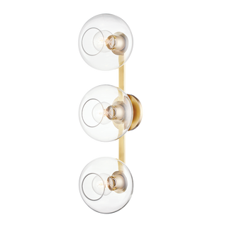 Margot Wall Sconce in Aged Brass Finish