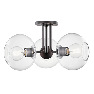 Margot Semi Flush in Old Bronze Finish