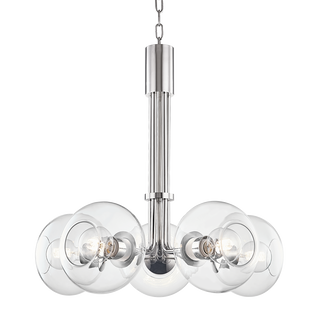 Margot Chandelier Polished Nickel