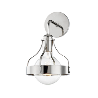 Violet Wall Sconce Polished Nickel