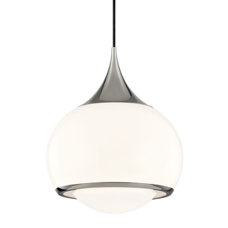 Reese Pendant in Polished Nickel Finish