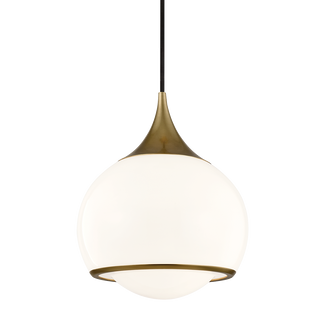 Reese Pendant in Aged Brass Finish
