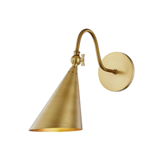 Lupe Wall Sconce Aged Brass