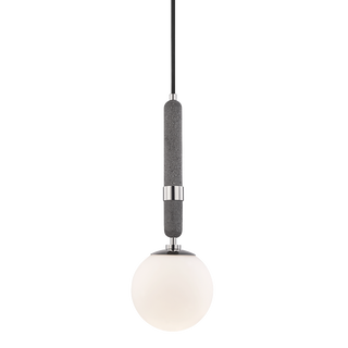 Brielle Pendant in Polished Nickel Finish